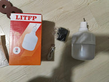 Load image into Gallery viewer, Camping Lantern LETOUR Dimmable 8800mAh LED Light Bulb 5 Lighting Modes USB Rechargeable Hanging Tent Light 4800 Lumen Portable Emergency Lantern Outdoor Light Bulb