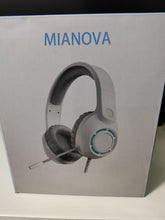 Load image into Gallery viewer, MIANOVA Computer earphones, headset, esports game earphones, wired chicken earbuds with desktop microphone, 2-in-1