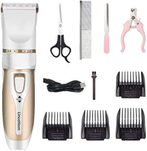 Load image into Gallery viewer, LinceHom Animals Hair Cutting Machine - Electrical Pet Clipper Professional Grooming Kit - Rechargeable Pet Cat Dog Hair Trimmer Shaver Cordless Set