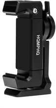 Load image into Gallery viewer, HQMPHQ Metal Smartphone Mount, 360 Rotation 1/4'' Screw Tripod Phone Holder, Cellphone Mount
