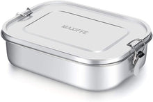 Load image into Gallery viewer, MAXIFFE Mental Lunch Box Container for Kids and Adults - Lockable Clips to Leak Proof - BPA-Free