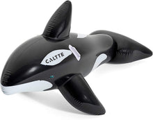 Load image into Gallery viewer, CALTTE Jumbo Whale Inflatable Ride-on Toys for Boys and Girls, Inflatable Toy for Pool Party, Beach