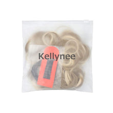 Load image into Gallery viewer, Kellynee Messy Bun Hair Piece Thick Updo Scrunchies Hair Extensions Ponytail Hair Accessories Light Brown Mix Ash Blonde