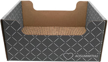 Load image into Gallery viewer, AOSUMWITHU Large Durable Cardboard Cat Scratch Pad and Lounger Toy Replaceable Scratch Pad Insert, Multiple Colors, Wide Design
