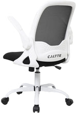 Load image into Gallery viewer, CALTTE Rolling Swivel Mesh Computer Chair with Flip-up Arms and Adjustable Height, for Adults and Kids