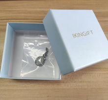 Load image into Gallery viewer, IKINGIFT Pendant, Silver Chain Jade Pendant, Simple and Elegant, Especially Suitable for Intellectual Women