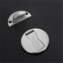 Load image into Gallery viewer, Ravinte Décor Strong Magnetic Metal Door Stop, Heavy Duty Door Stop with Self Adhesive Conceal Screws, Floor Mounted