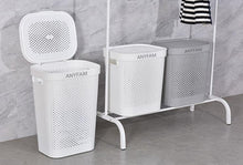 Load image into Gallery viewer, ANYFAM Laundry Basket, Collapsible Laundry Basket with Handle, Bedroom Collapsible Laundry Basket, Laundry Room, Bathroom Large Storage Laundry Tub