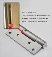 Load image into Gallery viewer, Ravinte Hardware Stainless Steel Hinges, 2 Pcs Folding Metal Hinges with 8 Mounting Holes, Ideal for Home Furniture Door Metal Hinge