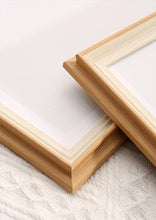 Load image into Gallery viewer, Aiyo Fashion Real Wood Picture Frame, 10x8 inch A3 Frame for Wall Art or Table Top - Handy Assemble Decor Gifts