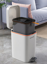 Load image into Gallery viewer, ANYFAM Trash Containers For Household Use, Reusable Plastic Trash Can, Suitable For Living Room, Study, Kitchen, Bathroom