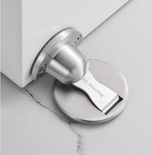 Load image into Gallery viewer, Ravinte Décor Strong Magnetic Metal Door Stop, Heavy Duty Door Stop with Self Adhesive Conceal Screws, Floor Mounted