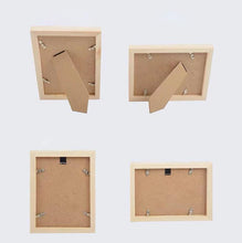 Load image into Gallery viewer, Haokiang Picture Frame, Natural Wood Photo Frames, Mounting Hardware Included, for Wall or Tabletop Display