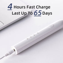 Load image into Gallery viewer, TAKYIT Electric Toothbrush, Rechargeable Sonic Toothbrush for Adults, 4 Hr Last 65 Days, Smart Timers, Power Whitening Electric Toothbrushes for Travel, Student, Sensitive Teeth (White)