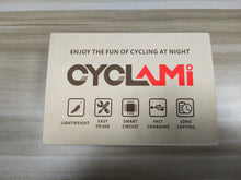 Load image into Gallery viewer, CYCLAMI Bicycle lights for safe night riding, headlights and taillights
