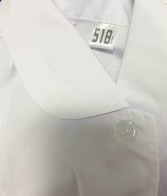 Load image into Gallery viewer, 518GTK Nurse Uniform, Round Neck White Coat, Nurse Long Sleeve Work Uniform, White