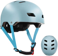 Load image into Gallery viewer, Skateboard Bike Helmet for Kids Youth & Adults with Two Removable Liners for Multi-Sport Scooter Roller Skate Inline Skating Rollerblading