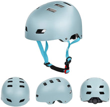 Load image into Gallery viewer, Skateboard Bike Helmet for Kids Youth & Adults with Two Removable Liners for Multi-Sport Scooter Roller Skate Inline Skating Rollerblading