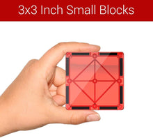 Load image into Gallery viewer, Desire Deluxe Magnetic Tiles Building Blocks Construction Toys for Boys & Girls 47pc – STEM Learning Educational Toy for Kids Age 3 4 5 6 7 8 Year Old Gift