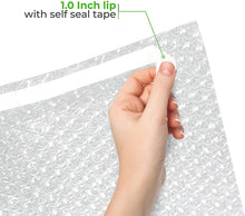 Load image into Gallery viewer, Self-Seal Air Bubble Out Bags Cushioned Pouches 18 x 23.5 Inches Case of 25 Bubble Bags (Made in The USA)
