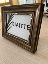 Load image into Gallery viewer, SIAITTE Wooden letter frame, natural solid wood frame, suitable for wall art photos and prints
