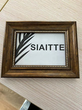 Load image into Gallery viewer, SIAITTE Wooden letter frame, natural solid wood frame, suitable for wall art photos and prints

