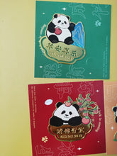 Load image into Gallery viewer, Hievaol Panda Bookmark Metal High end Exquisite Gift Box Panda Flower Customized Brass Bookmark
