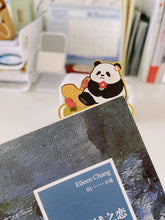 Load image into Gallery viewer, Hievaol Panda Bookmark Metal High end Exquisite Gift Box Panda Flower Customized Brass Bookmark
