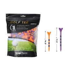 Load image into Gallery viewer, Spectent golf tee, plastic tee 100 pieces 70mm/83mm, color tee
