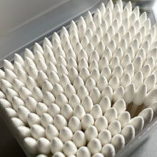 Load image into Gallery viewer, Jms&amp;Jms Cotton Swabs for Cosmetic Purposes 100Ct | Double Tipped Cotton Buds Strong Toughness Handle | 100% Natural Cotton Swabs White

