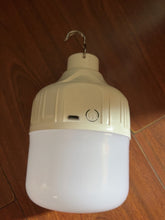 Load image into Gallery viewer, Camping Lantern LETOUR Dimmable 8800mAh LED Light Bulb 5 Lighting Modes USB Rechargeable Hanging Tent Light 4800 Lumen Portable Emergency Lantern Outdoor Light Bulb
