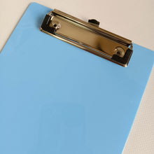 Load image into Gallery viewer, SATONBEYI blue A4 paper clip, non slip writing clip, writing pad, minimalist folder, office supplies
