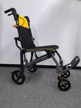 Load image into Gallery viewer, WHLICKS Ultra-light folding wheelchair for the elderly, suitable for airplanes, portable small and simple hand-pushed wheelchair for the disabled
