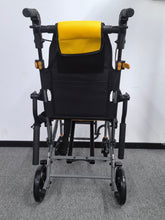 Load image into Gallery viewer, WHLICKS Ultra-light folding wheelchair for the elderly, suitable for airplanes, portable small and simple hand-pushed wheelchair for the disabled
