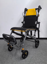 Load image into Gallery viewer, WHLICKS Ultra-light folding wheelchair for the elderly, suitable for airplanes, portable small and simple hand-pushed wheelchair for the disabled
