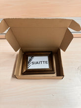 Load image into Gallery viewer, SIAITTE Wooden letter frame, natural solid wood frame, suitable for wall art photos and prints
