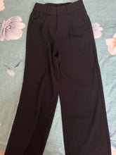 Load image into Gallery viewer, Lwamee Black suit pants for women, spring autumn and summer thin style, loose and straight tube, large casual, sun proof ice silk wide leg pant
