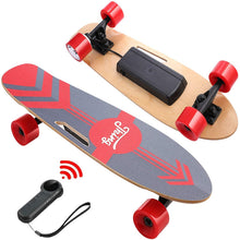 Load image into Gallery viewer, DEVO Electric Skateboard with Wireless Remote, Electric Skateboard for Adult and Teens, 12 MPH Top Speed Electric Longboard, 350W Motor E-Skateboard, 10 Miles Range, Load up to 220lbs, 7 Layers Maple
