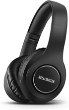 Load image into Gallery viewer, RELLORKTEK Wireless Headset with Deep Bass, Bluetooth Headphones Over Ear, Soft Memory-Protein Earmuffs and Built-in Mic for Smartphones/PC/TV (Black)
