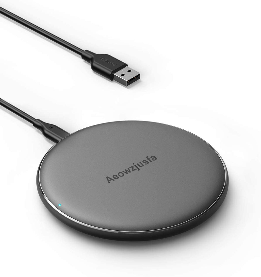 Aeowzjusfa Wireless Charger, Compatible with iPhone 12, 12 Mini, 12 Pro Max, SE 2020, 11, 11 Pro, AirPods, Galaxy S20