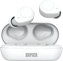 Load image into Gallery viewer, DXPICR Wireless Earphones, Bluetooth in-Ear True Cordless with Hands-Free Call MEMS Microphone IPX6 Waterproof Protection, Includes Compact Charging Case and 4 Ear Tips, White
