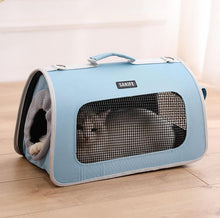 Load image into Gallery viewer, SARIFE Pet Crate, Foldable Soft Dog and Cat Crate, Pet Kennels for Dogs and Cats, Sturdy Durable Pet Crate for Travel, Indoor &amp; Outdoor Use, Blue

