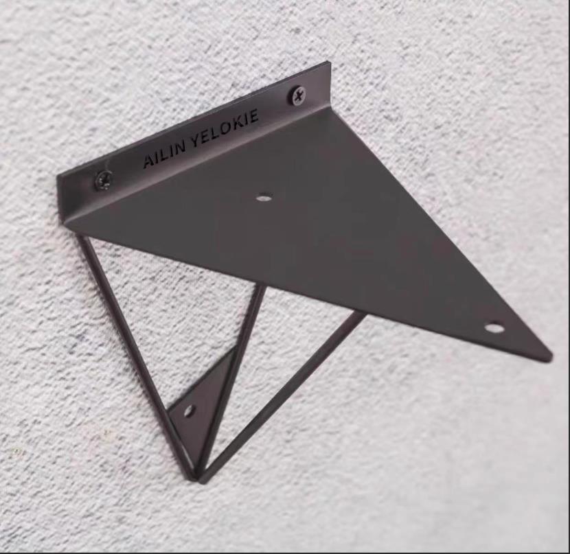 AILIN YELOKIE Metal Shelf Brackets Wall Mounted Floating Shelf Bracket Farmhouse Furniture Decoration