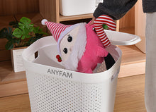 Load image into Gallery viewer, ANYFAM Laundry Basket, Collapsible Laundry Basket with Handle, Bedroom Collapsible Laundry Basket, Laundry Room, Bathroom Large Storage Laundry Tub
