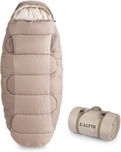 Load image into Gallery viewer, CALTTE Sleep Bag for Outdoor Camping, Thickened Sleepcake Hand-Cotton Sleeping Bag for Adults
