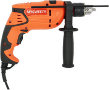 Load image into Gallery viewer, MYSWEETY Drill Hammer, Hammer and Drill 2 Functions in 1, Variable Speed 0-3000RPM, 360°Rotating Handle, Depth Gauge
