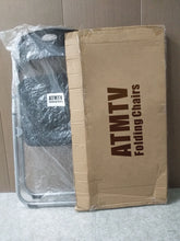 Load image into Gallery viewer, ATMTV Folding Chairs, Conference Training Office, Portable Plastic Chair Backrest
