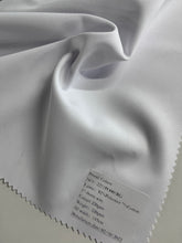 Load image into Gallery viewer, Cobeni white fabric, 92% polyester 7% cotton 1% static thread, chemical fiber base mixed fabric, windbreaker, jacket, trousers fabric
