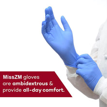 Load image into Gallery viewer, MissZM Powder Free Nitrile Exam Gloves,  Pack of 100
