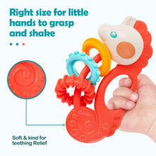 Load image into Gallery viewer, Growtail 8pcs Rattle Sets Infant Toys for 3-6-9-12 Months Baby, Early Educational Toys for Infants and Newborns
